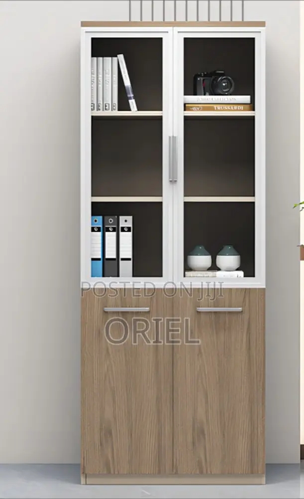 Modern Office Cabinet : 2-door Wooden Filing Office Storage Cabinet