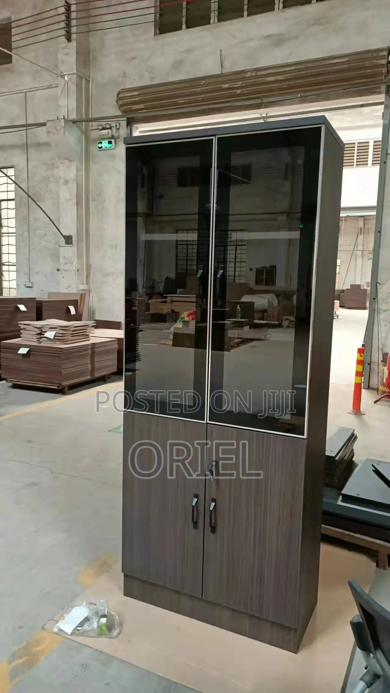 Modern Office Cabinet : 2-door Wooden Filing Office Storage Cabinet