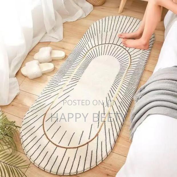 Warm Super Oval Soft Bedside Fluffy Mats - thumbnail 7