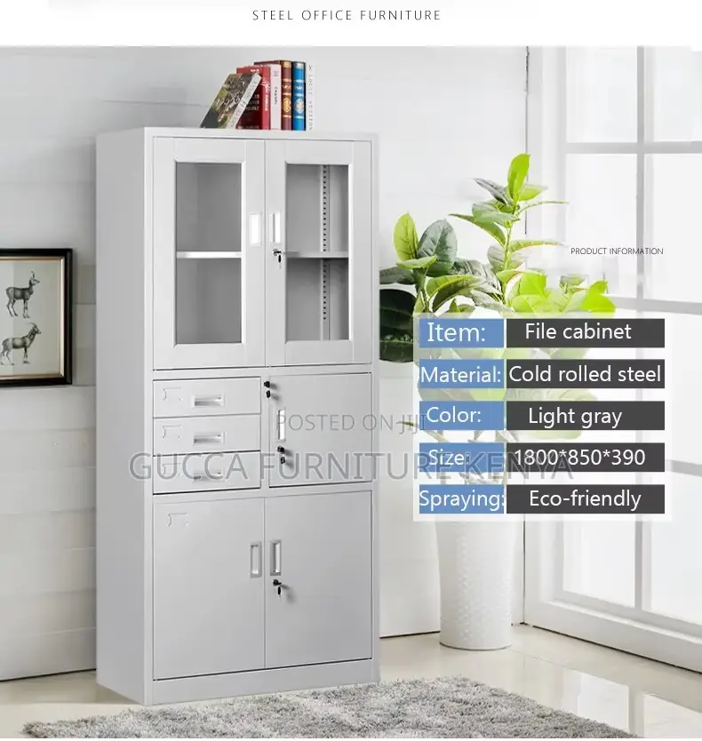 2-door Metallic Filling Safe Storage Cabinet