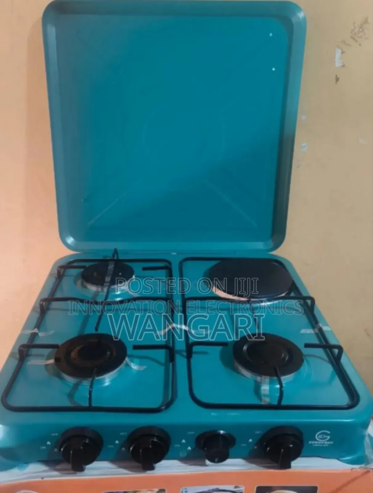 With Auto Ignition Eurochef 3+1 Table Top. Electric