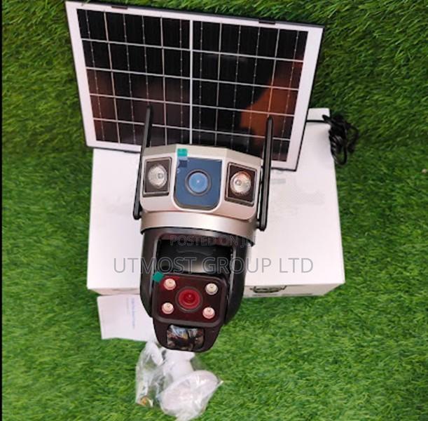 Dual Lens 4g Solar CCTV PTZ Camera