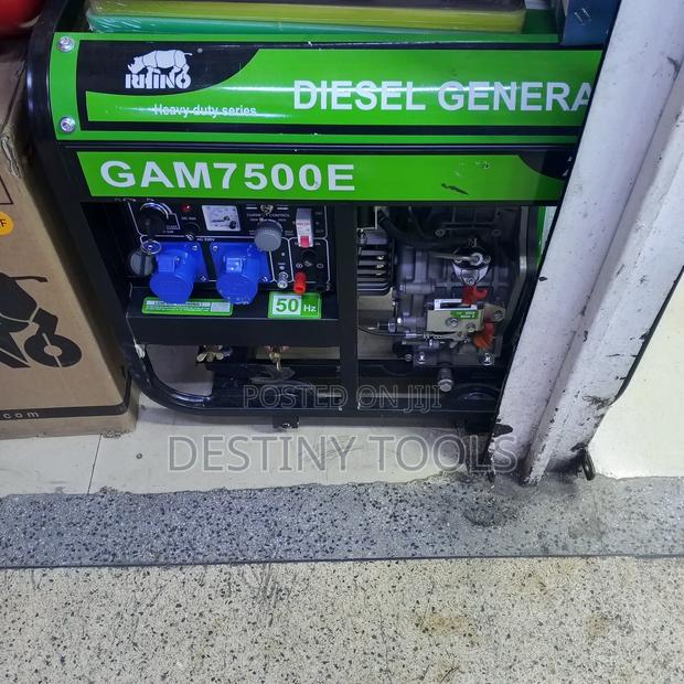 Rhino Diesel Generator 7.5kva - main view