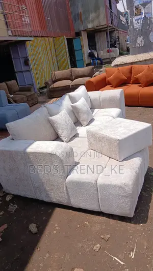 Descriptive 6 Seater Bubble L Sofa (New)