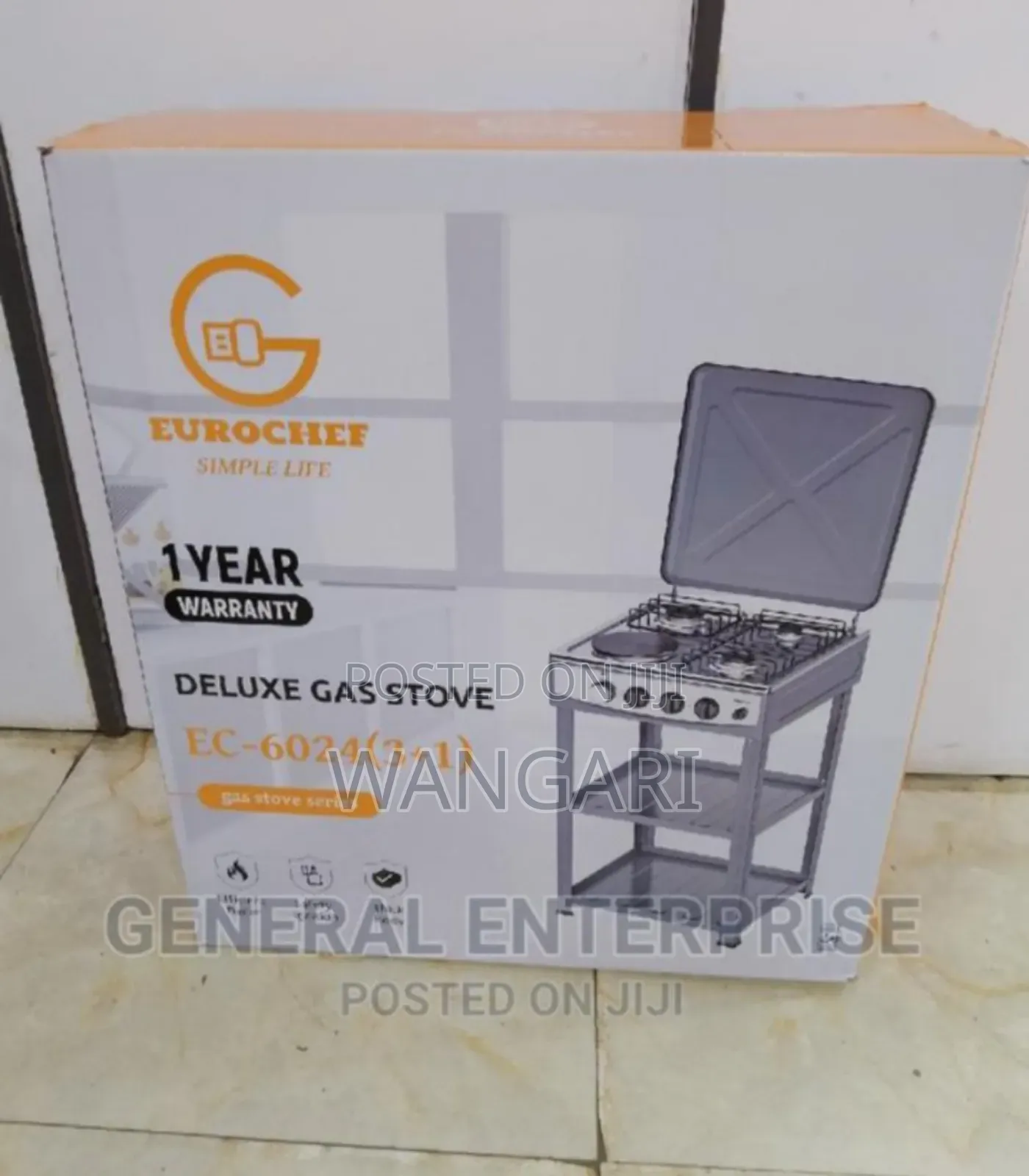 Pay on Delivery Eurochef 3+1 With Shelves