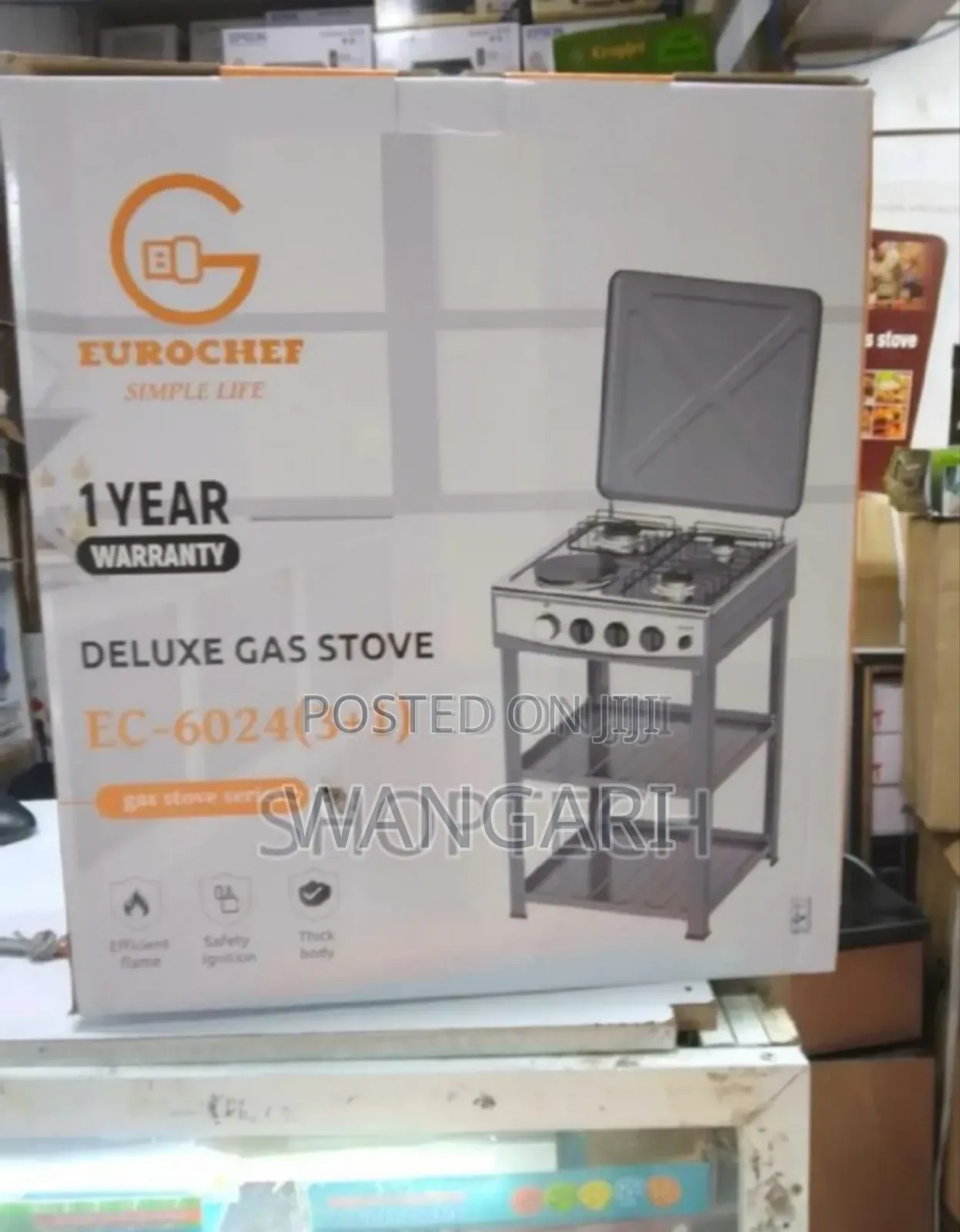 Restocked Stoçk. New Eurochef 3+1 With Shelves