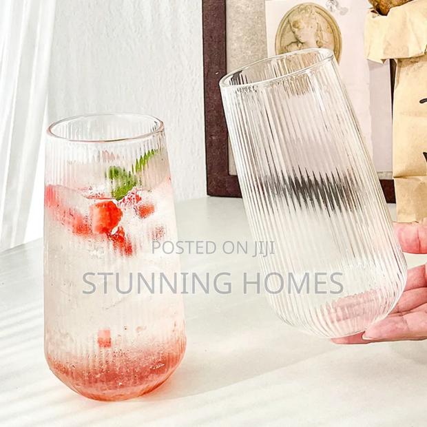500mls Ribbed Glasses - thumbnail 3
