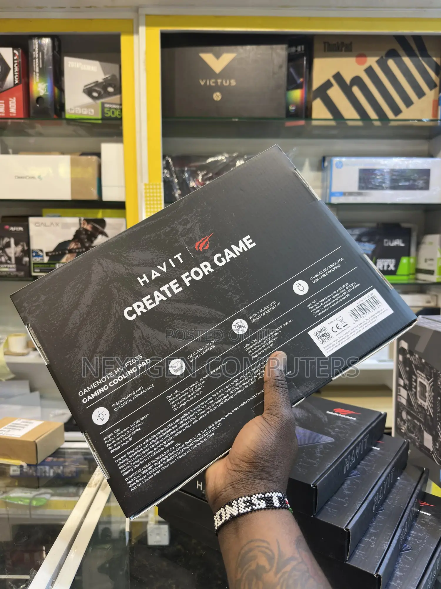 Havit Gaming Cooling Pad Gamenote Hv-F2035