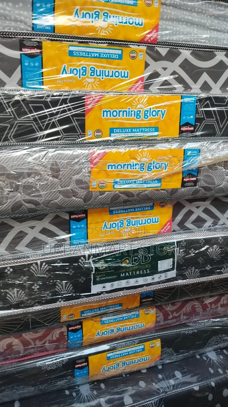 Morning Glory 10′′ Medium Density Mattress, 5×6 Quilted Sleep Surface