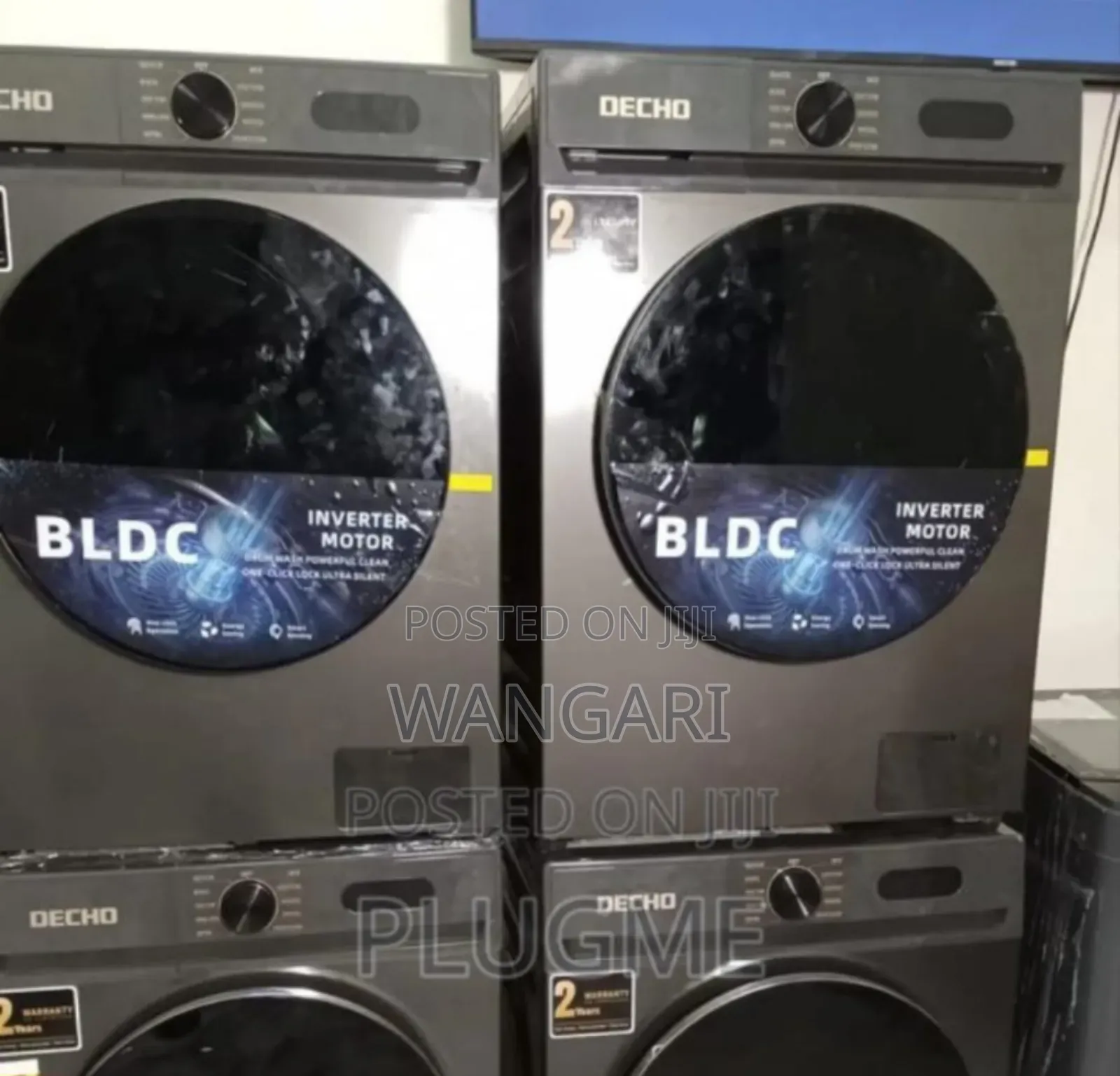Colour Grey New Deco 8kg Front Load Washing Machine