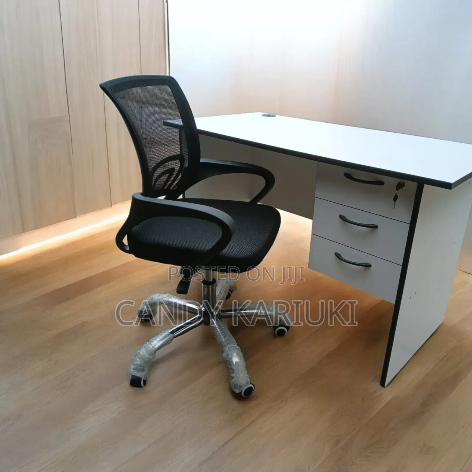Secretarial Office Chair Plus Desk