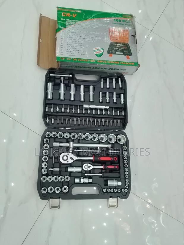 108 Pieces CRV Mechanical Toolkit