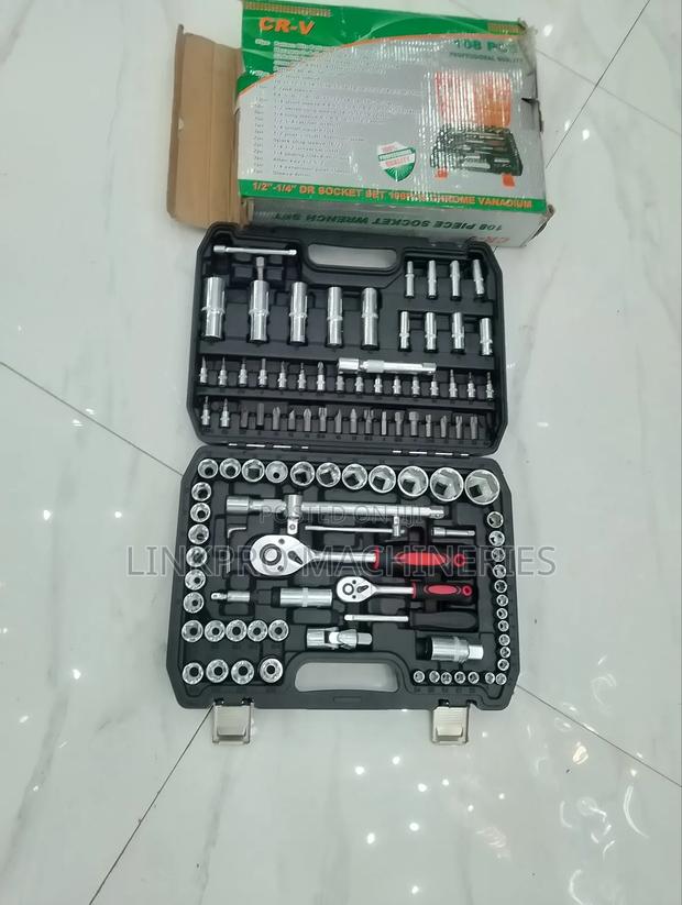 108 Pieces CRV Mechanical Toolkit - thumbnail 2