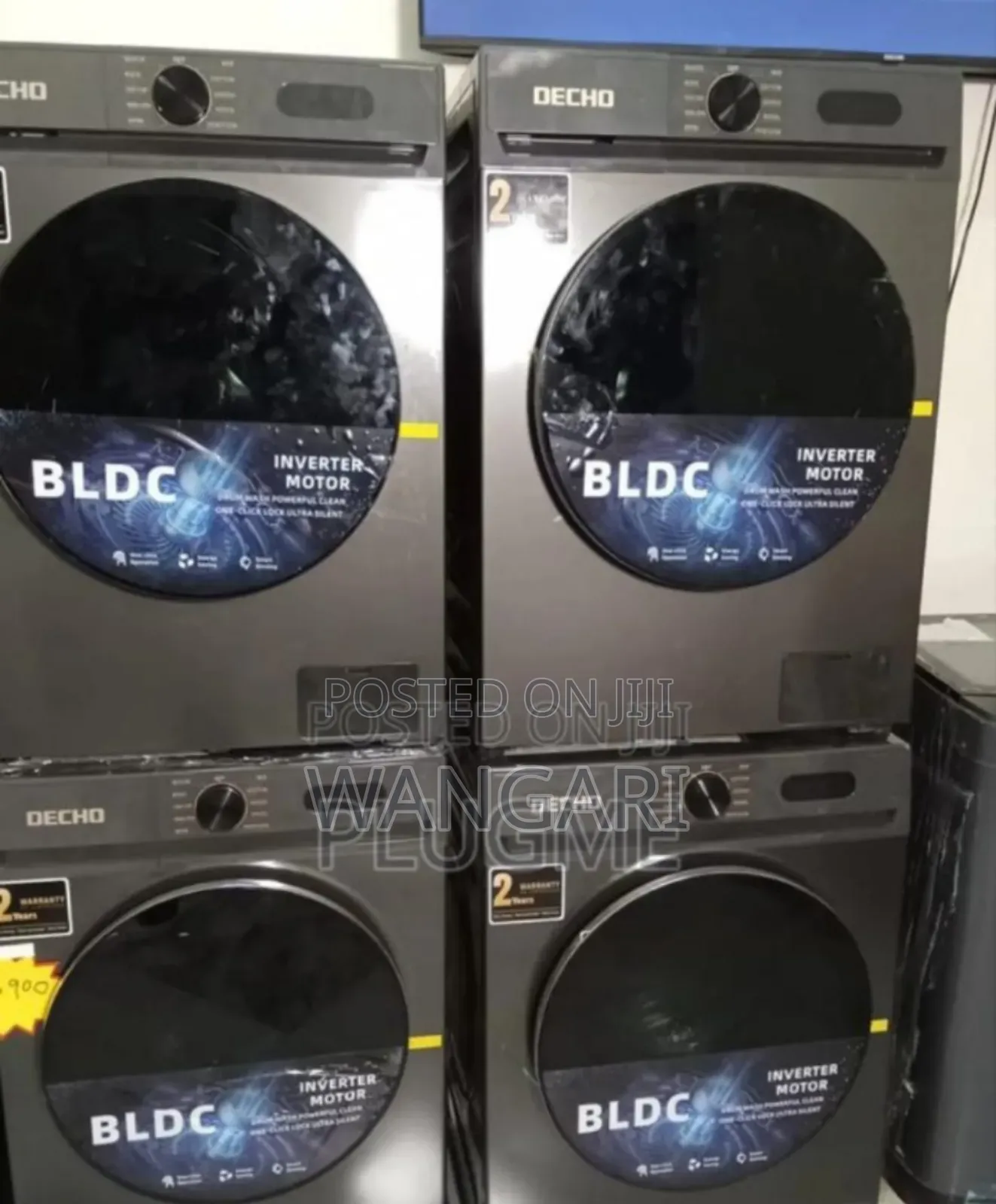 Washing and Spinning Deco 8kg Front Load Washing Machine
