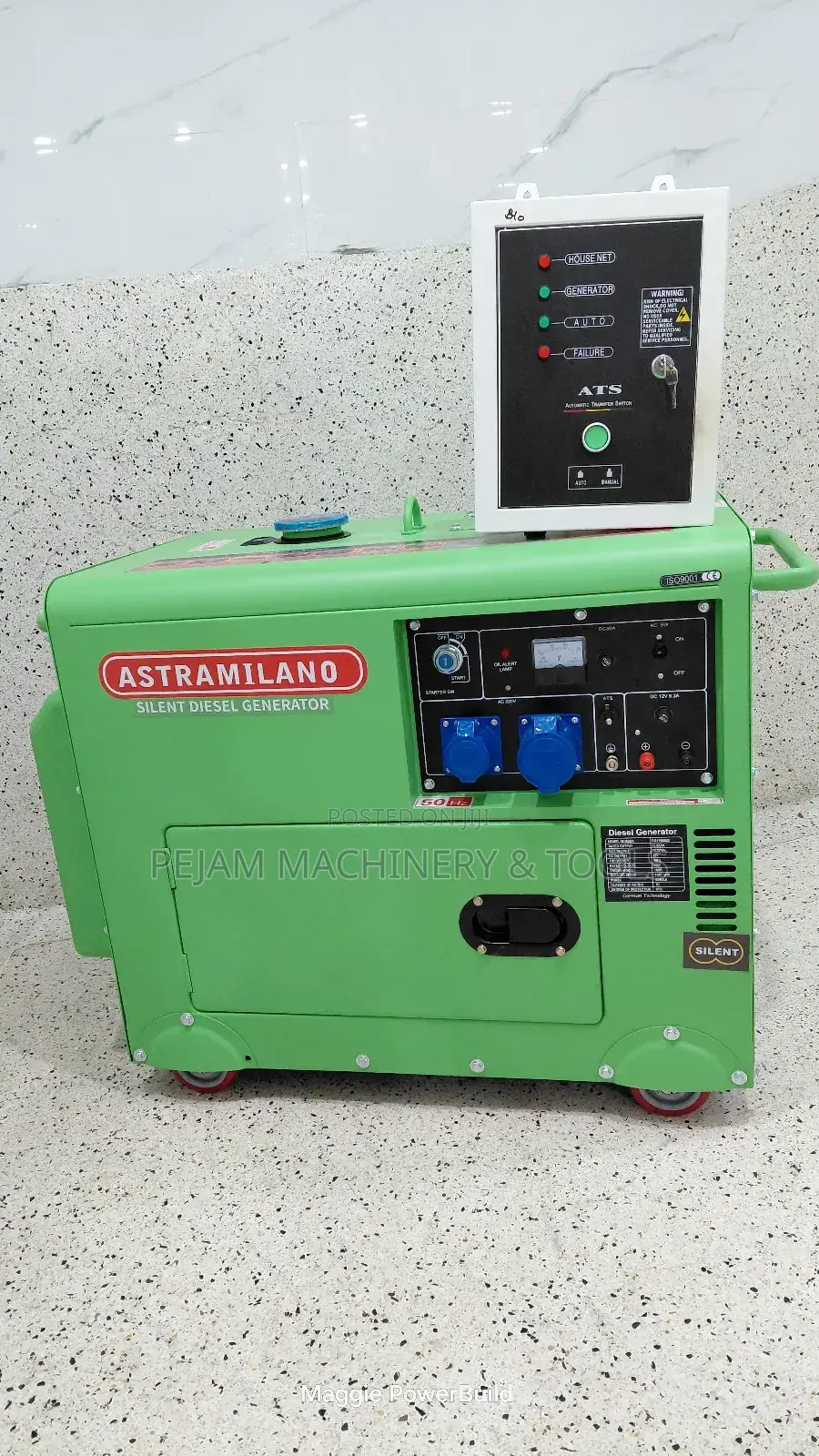 12kva Astramilano Silent Diesel Generator Amd1200s