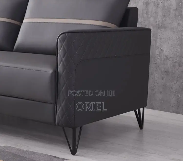 Modern Office Sofa : Upholstered Office 5-Seater Sofa-Set