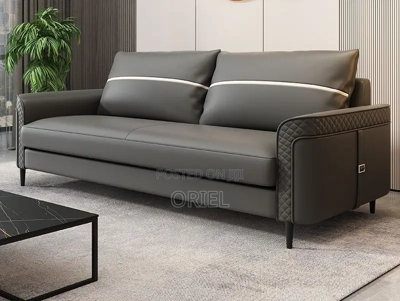 Modern Office Sofa : Upholstered Office 5-Seater Sofa-Set