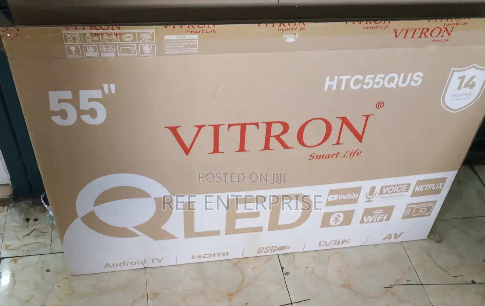 Smart Qled 55 Inches Brand New Tv