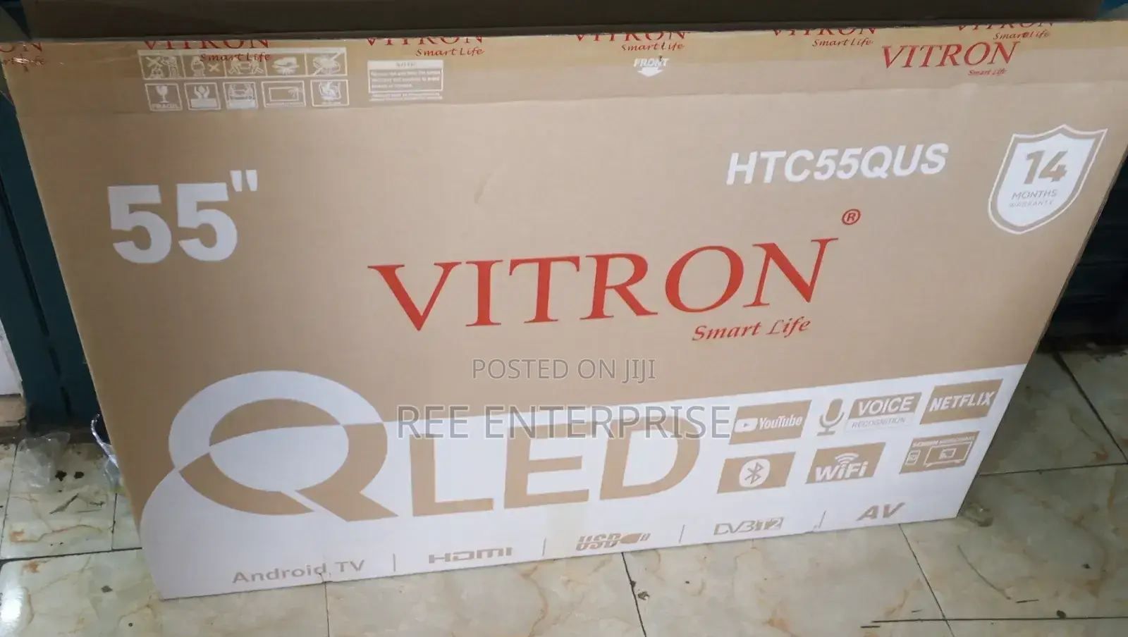 Smart Qled 55 Inches Brand New Tv
