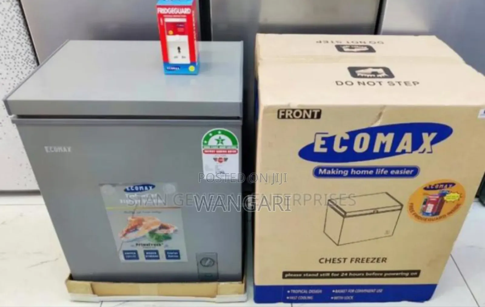 With Free Guards. New. Ecomax 60l Freezers