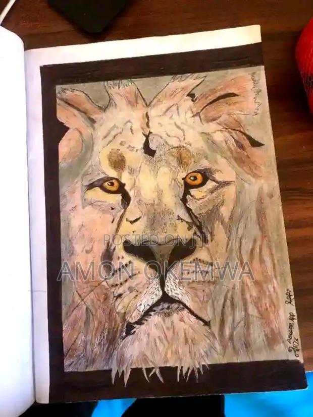 Vibrant Coloured Pencil Art - main view