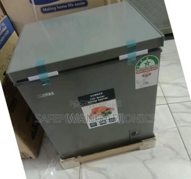 Grey Chest Freezer. Ecomax 60litres