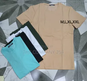 Quality Casual Cotton Unisex Round Neck Plain Tshirts