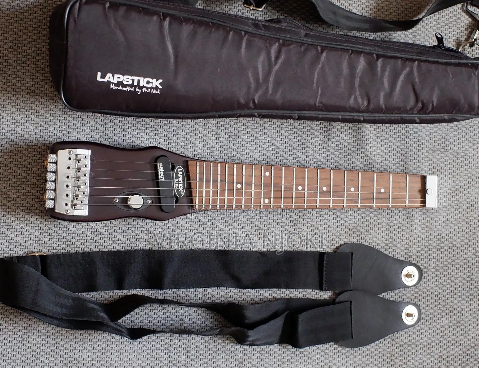 Lapstick Travel Electric Guitar – Ultra Portable Headless Design