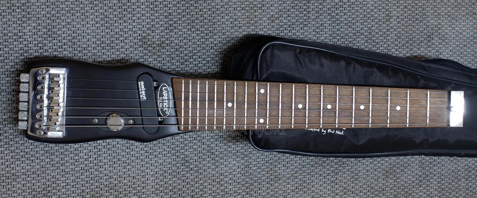 Lapstick Travel Electric Guitar – Ultra Portable Headless Design