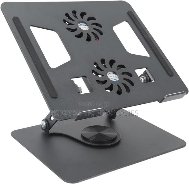 Laptop Stand With Cooling Fan, Adjustable Height Laptop Stand