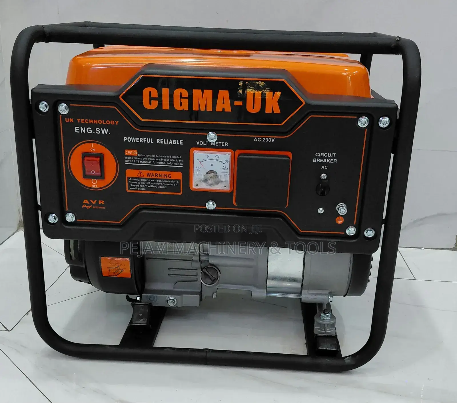Cigma-Uk 3.5kva Portable Petrol Generator