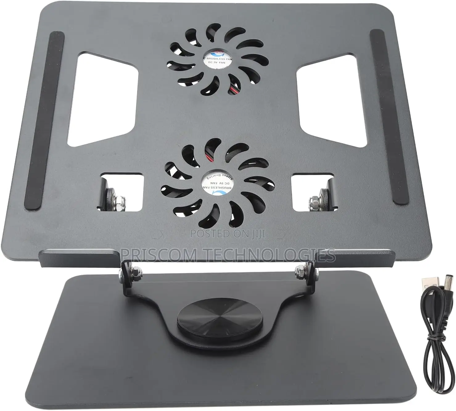 Laptop Stand With Cooling Fan, Adjustable Height Laptop Stand