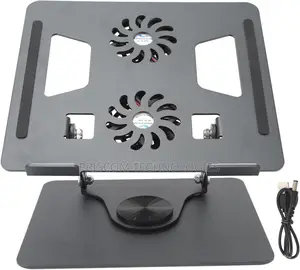 Laptop Stand With Cooling Fan, Adjustable Height Laptop Stand