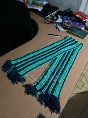 Mint Navy Scarf - main view