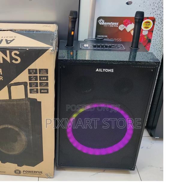 Ailyons 15′′ Portable Party Speaker Bluetooth – 1550w Power