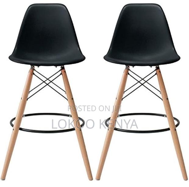Barstool; Armless Plastic High-Eames Counter Chair - thumbnail 4