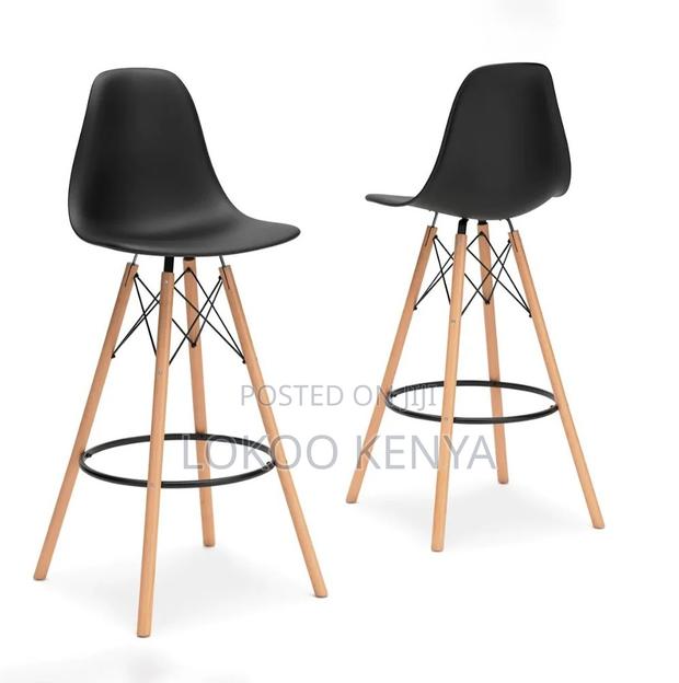 Barstool; Armless Plastic High-Eames Counter Chair - thumbnail 6