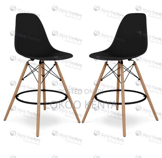 Barstool; Armless Plastic High-Eames Counter Chair - thumbnail 7