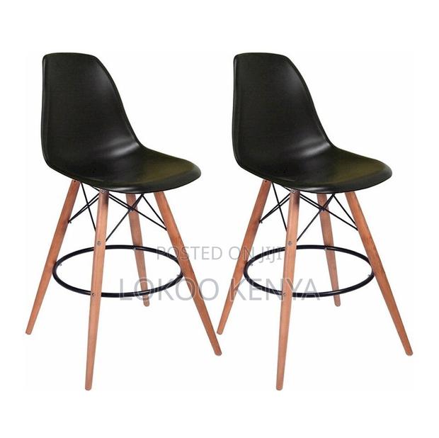 Barstool; Armless Plastic High-Eames Counter Chair - thumbnail 8