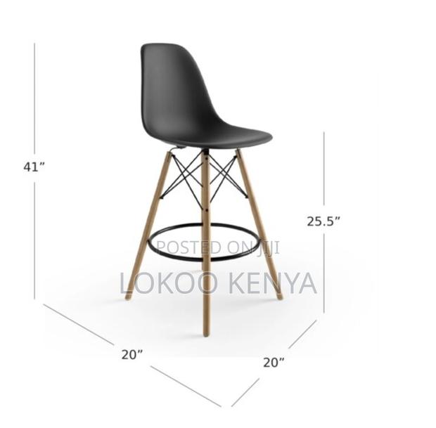 Barstool; Armless Plastic High-Eames Counter Chair - thumbnail 9