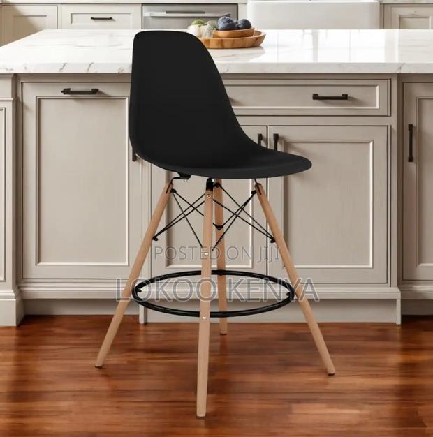 Barstool; Armless Plastic High-Eames Counter Chair - thumbnail 14