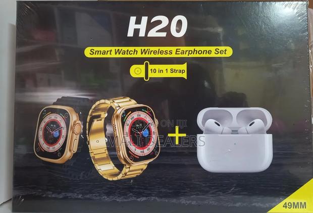 H20 Smart Watch and Wireless Earphone Set - main view