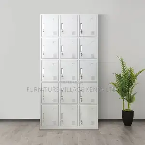 Office Cabinets| 15-locker Steel Office Storage Cabinet