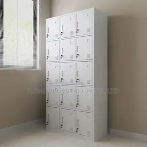 Office Cabinets| 15-locker Steel Office Storage Cabinet