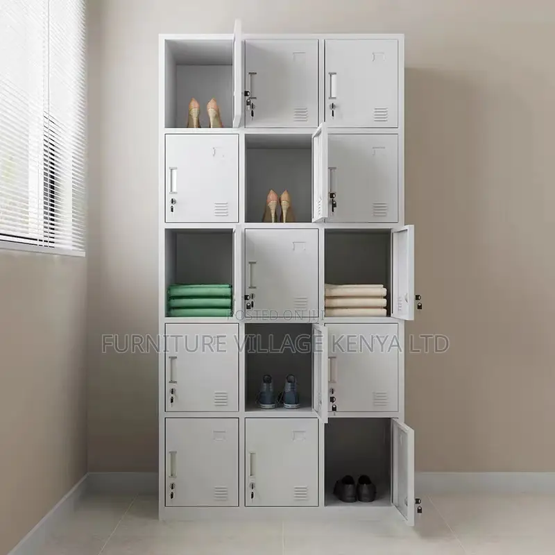 Office Cabinets| 15-locker Steel Office Storage Cabinet