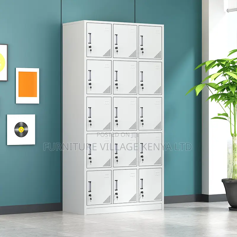 Office Cabinets| 15-locker Steel Office Storage Cabinet