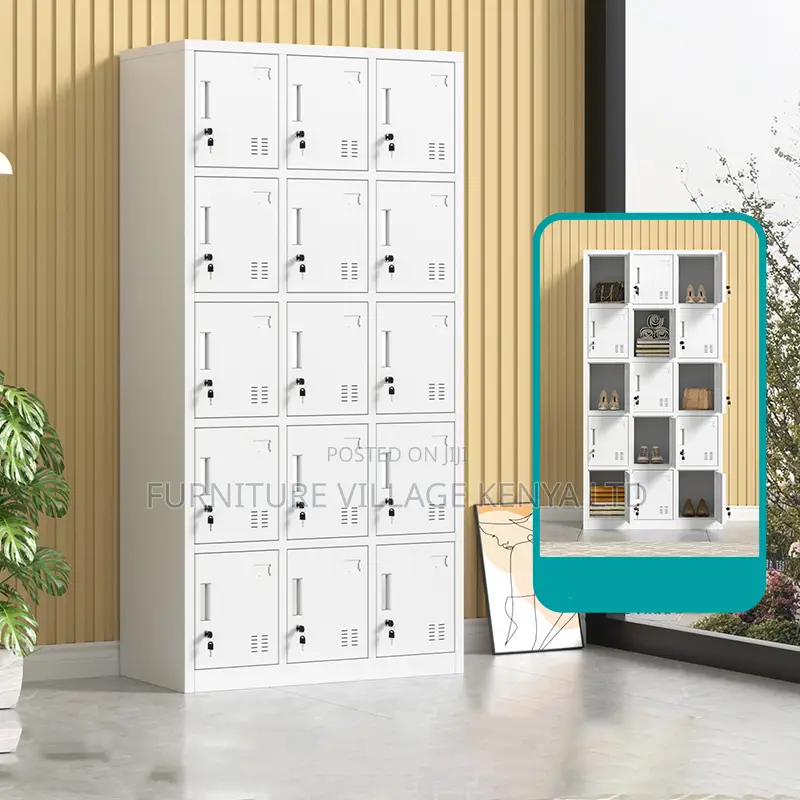 Office Cabinets| 15-locker Steel Office Storage Cabinet