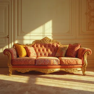 Hard Wood Curved, Aristocrat Sofa