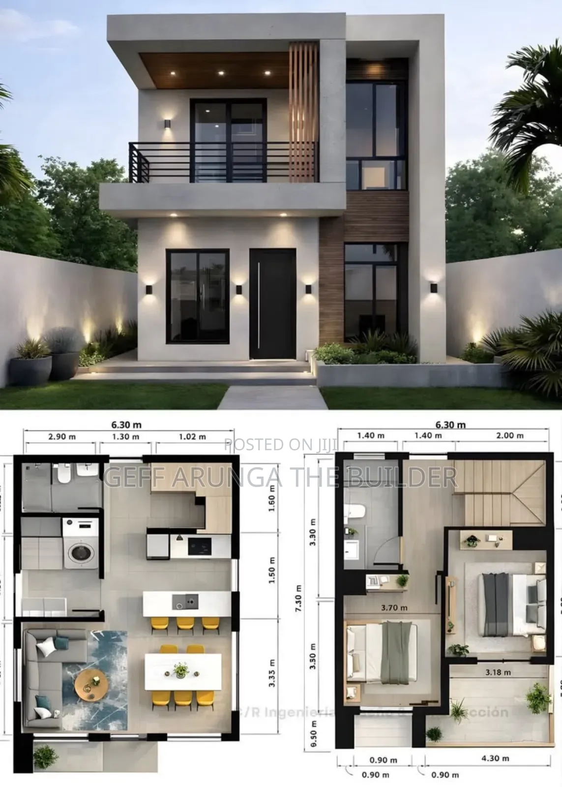 Construction of Modern Residential Homes
