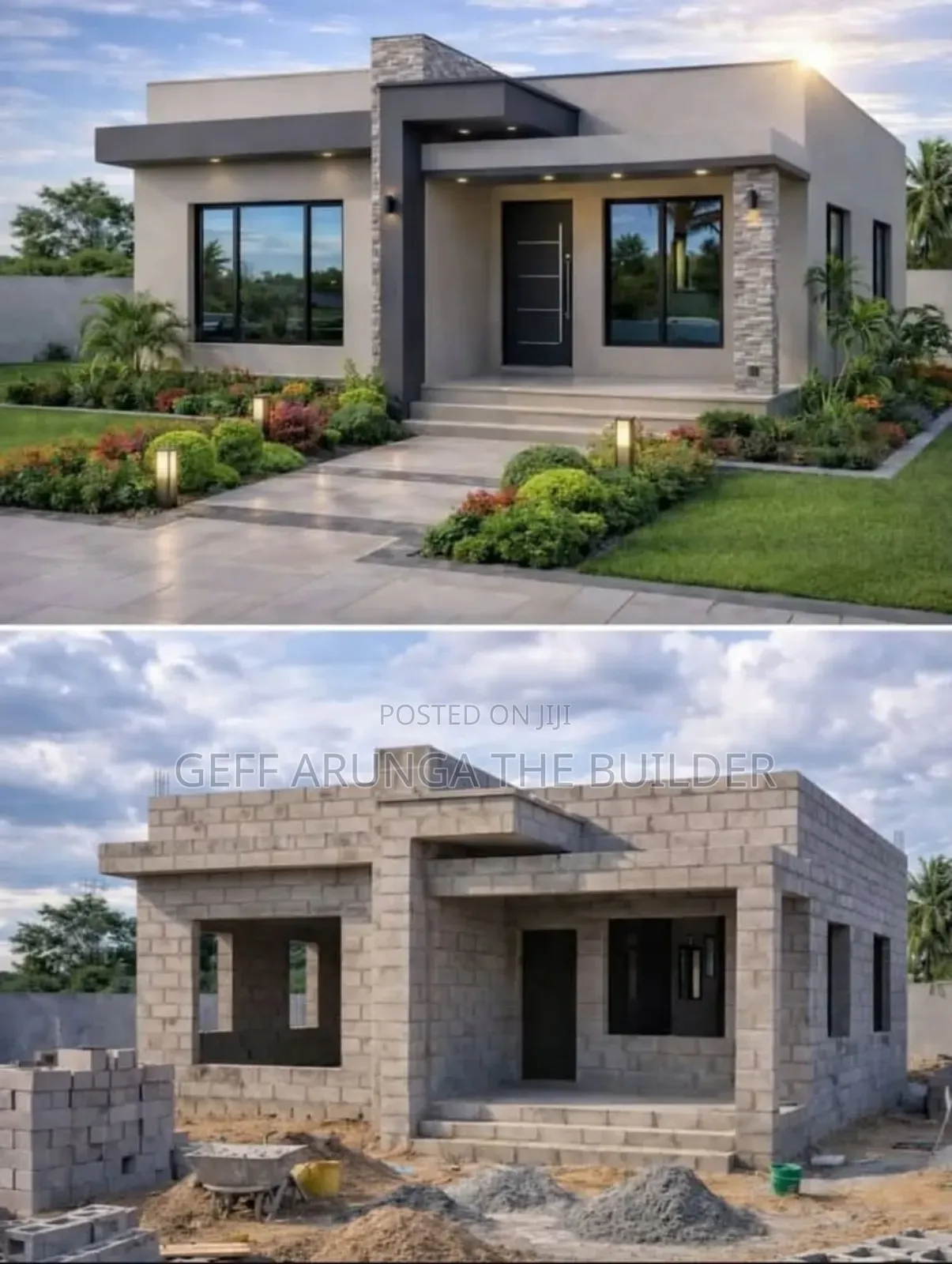 Construction of Modern Residential Homes
